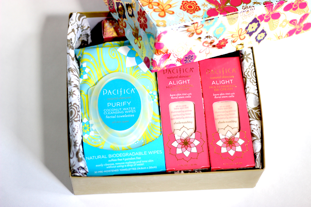 Pacifica Alight Multi-Mineral BB Cream and Purify Coconut Cleansing Wipes