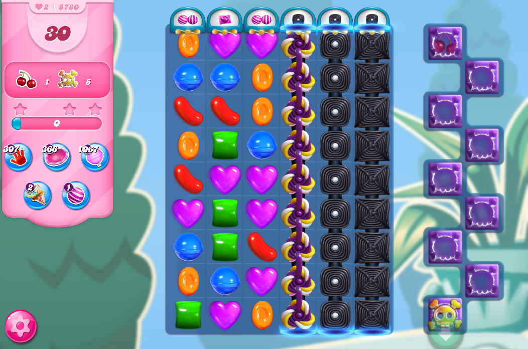 Candy Crush Saga level 8780