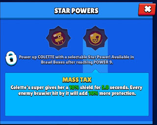 brawl stars, brawler, colette, star power