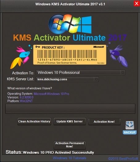 Download Windows KMS Activator Ultimate 2017 V3.1