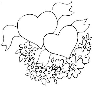 Flower Coloring Sheets on Valentine S Day Online Coloring Pages  Online Valentine Printables