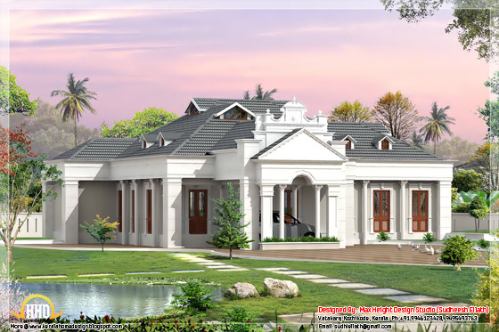 2600 square feet single floor home design