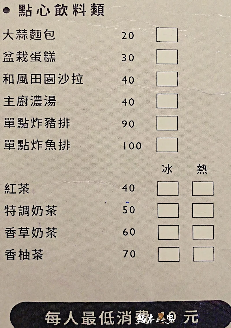 米卡義式麵坊menu菜單｜放大清晰版詳細分類資訊