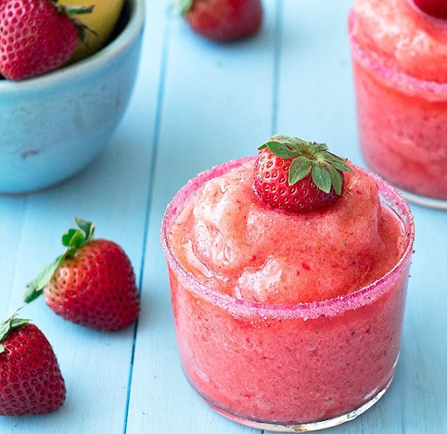 Frozen Strawberry Lemonade 