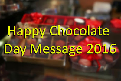 Happy Chocolate Day Message 2016