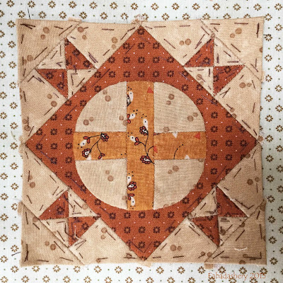 Dear Jane Quilt - Block H8 Eaton's Crossroad