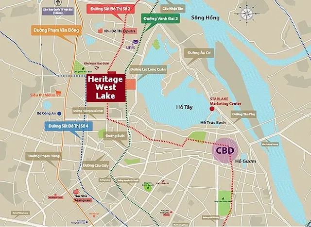 Chung cư Heritage West Lake – Tuyệt tác kiến trúc bên Hồ Tây