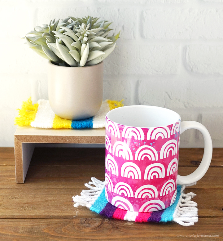 Yarn Mug Rug Coaster