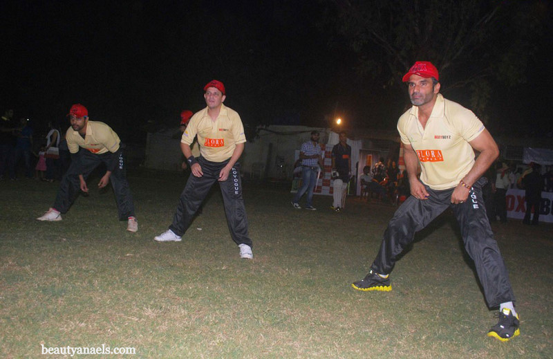 Bollywood Stars Practicing For Charity Cricket Match  gallery
