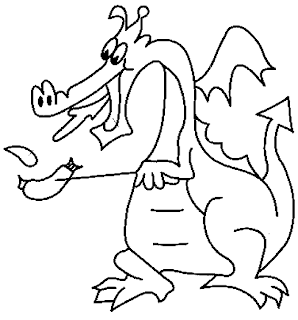 zoo coloring pages, dragon coloring pages