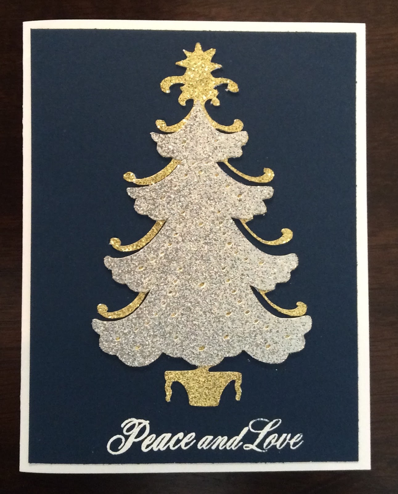 Stampin Days Christmas Card 8 クリスマスツリーカード