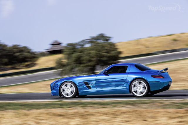 Mercedes Benz SLS AMG Coupe Blue Color, Edition, Series 8