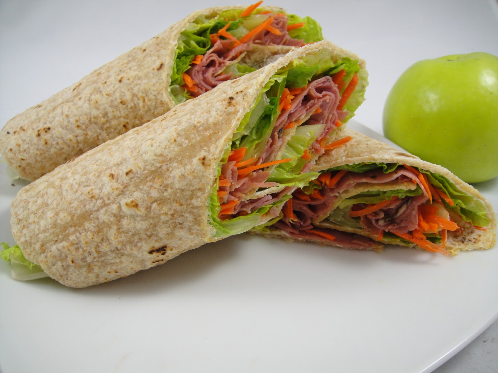 Ham Apple Carrot Wraps – Healthy Wraps – Grabandgorecipes