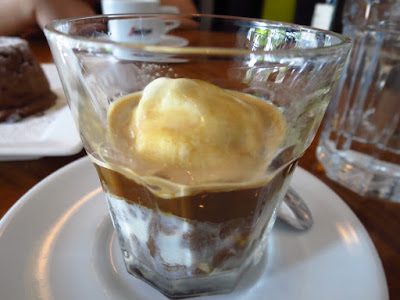 Cacio e Pepe, affogato