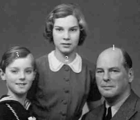 Prince Erik, Count of Rosenborg and his two children