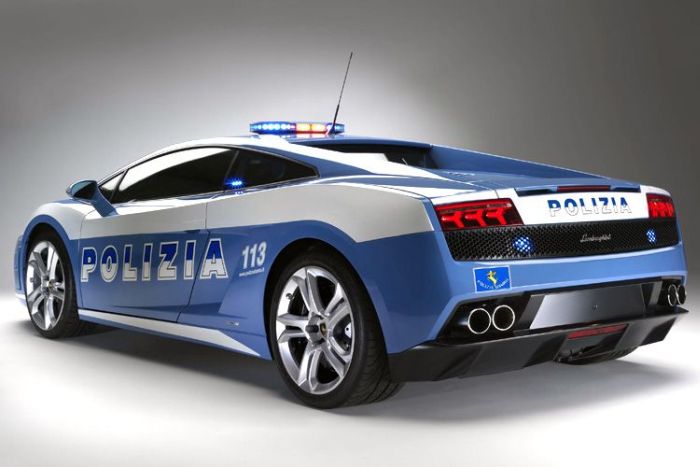 Lamborghini Gallardo Italian Police Car Crashed