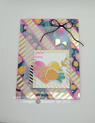 stampin up, abstract beauty