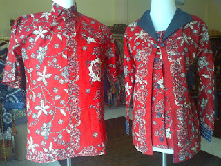 Foto Baju Batik Couple Palembang