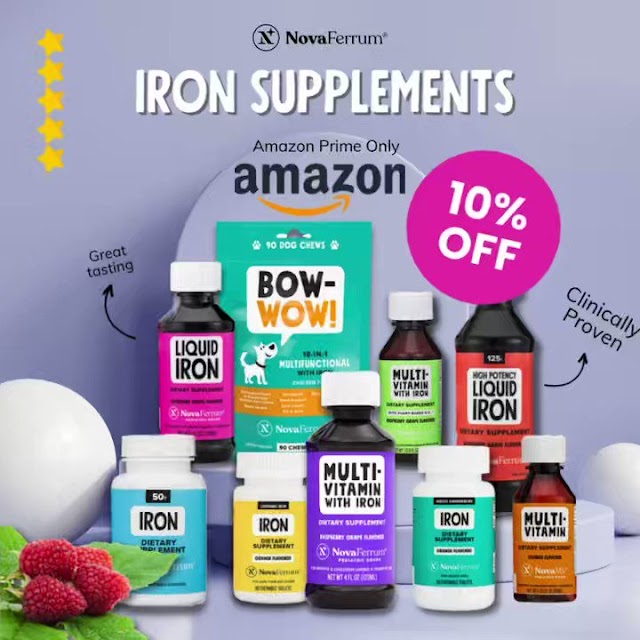 Unlock Black Friday Savings: Nova Ferrum Iron Supplements on Sale Now!