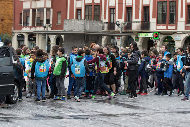 Carrera infantil por el euskera