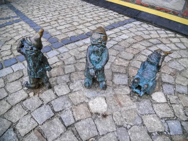 The dwarves of Wroclaw, Poland