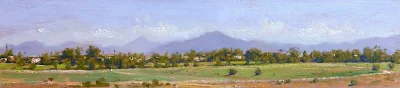 The Cuyamaca Mountains painting Andrew Lattimore