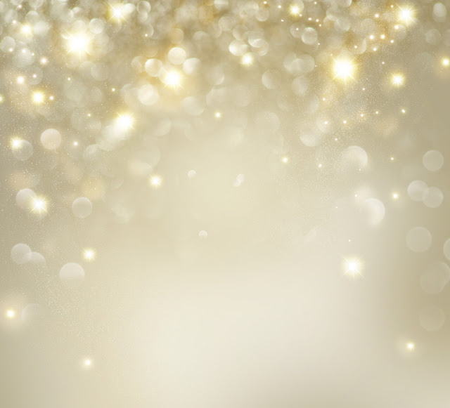 Christmas Golden Holiday Abstract Glitter Background