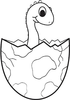 Baby Dinosaur For Coloring