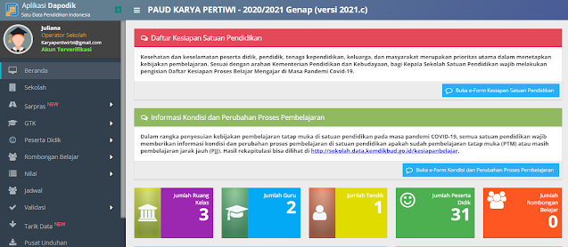 Cara Update Dan Registrasi Aplikasi Dapodik Paud Versi 2021 C