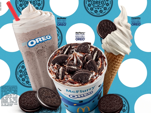 COMER & BEBER: McDonald’s lança três novas sobremesas com Oreo