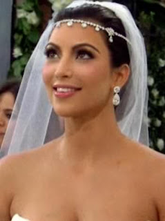 kim kardashian wedding hair