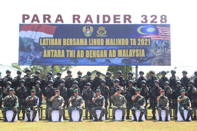 Panglima Divisi Infanteri 2 Kostrad Mayjend TNI Andi Muhammad,SH Buka Latihan Bersama Malaysia-Indonesia