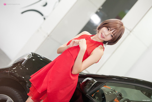 1 Shim Min Hee - Seoul Auto Salon - very cute asian girl-girlcute4u.blogspot.com