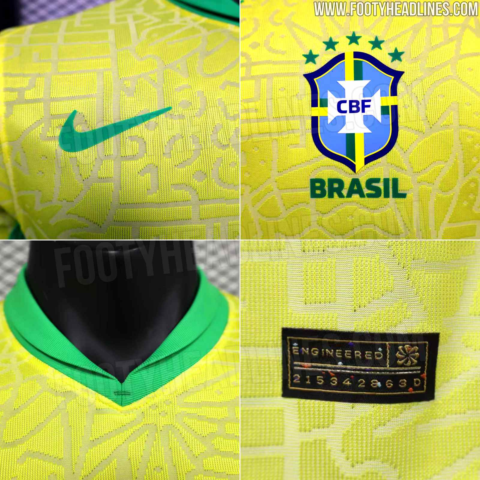 Nike Brasilien 2024 Heim- und Auswärtstrikot geleakt - Nur Fussball