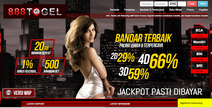 SITUS 888TOGEL - BANDAR TOGEL ONLINE TERPERCAYA