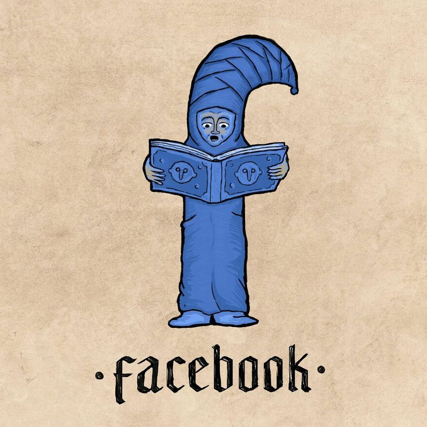 Desain Logo Merk Facebook