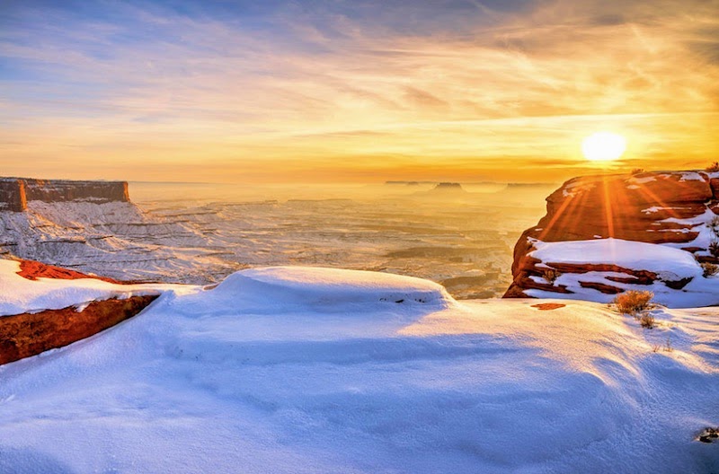 4. Green River Snow - 15 Of The World’s Most Gorgeous Winter Landscapes