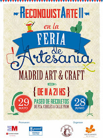 II Edición de la Feria de Artesanía Reconquistarte, en el Paseo de Recoletos