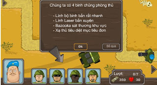 Chơi game phòng tuyến zombie