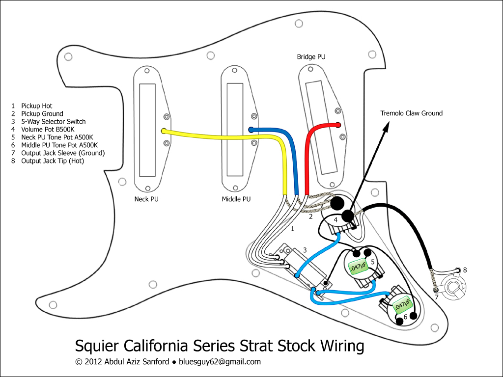 Squier California Series Strat Stock Wiring Diagram Squier Talk Forum