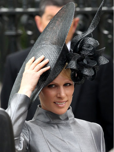 zara phillips at the royal wedding. Zara Phillips