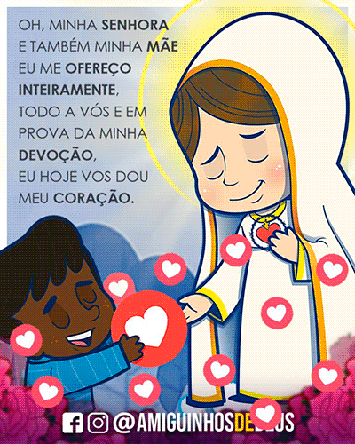 consagração a nossa senhora desenho