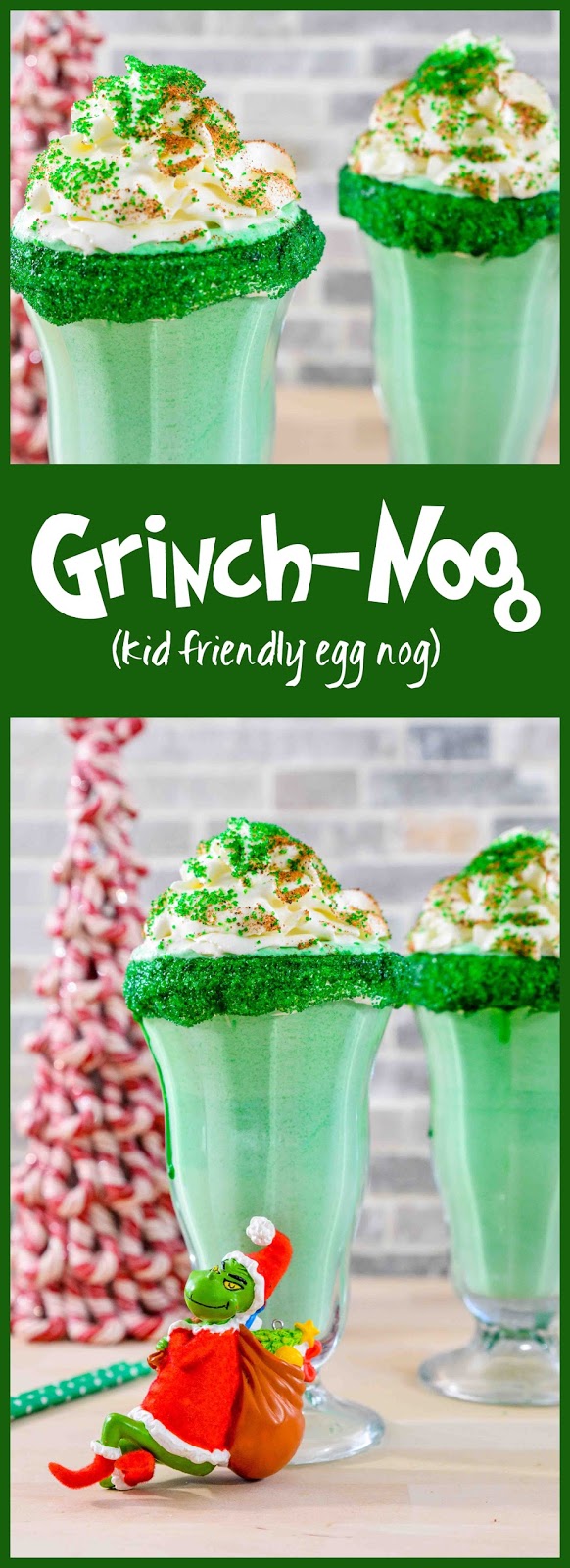 Theresa's Mixed Nuts: Grinch-Nog (Kid Friendly Egg Nog)