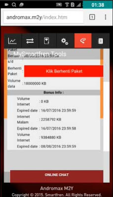 cek kuota Smartfren Mifi