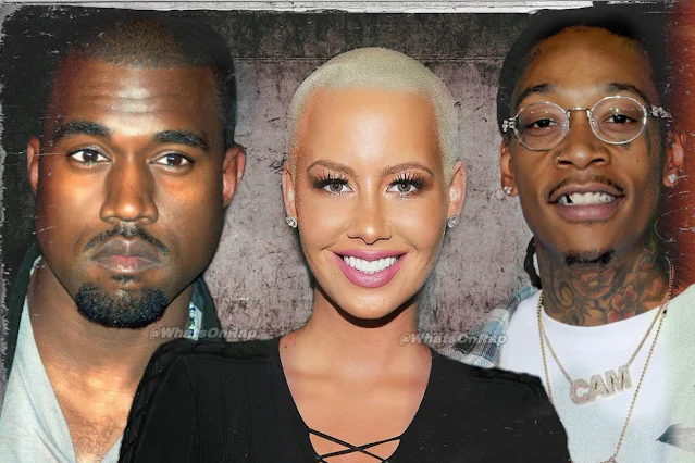 Amber Rose has revealed who she “loved more” between her two previous rap partners, Kanye West and Wiz Khalifa.