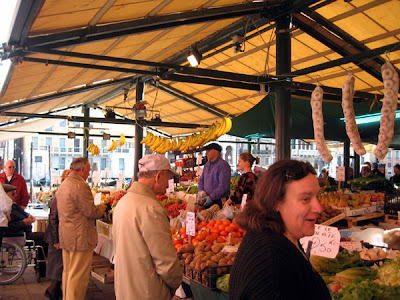 Open air market in San Paolo