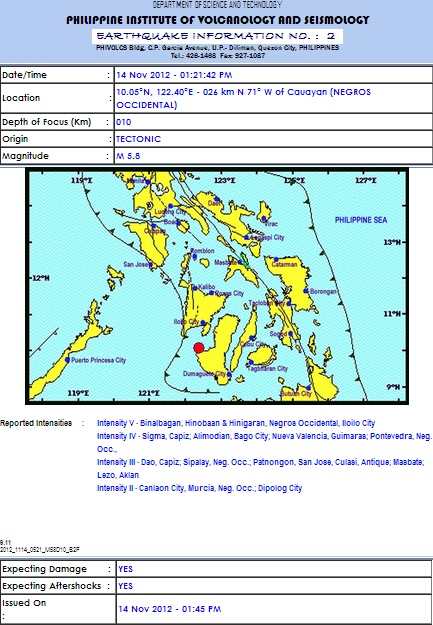 PHIVOLCS Earthquake Bulletins No. 2