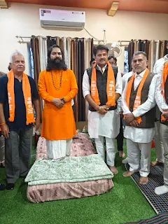 Dr. Rajkumar Sharma reached Sangliya Dham, took blessings
