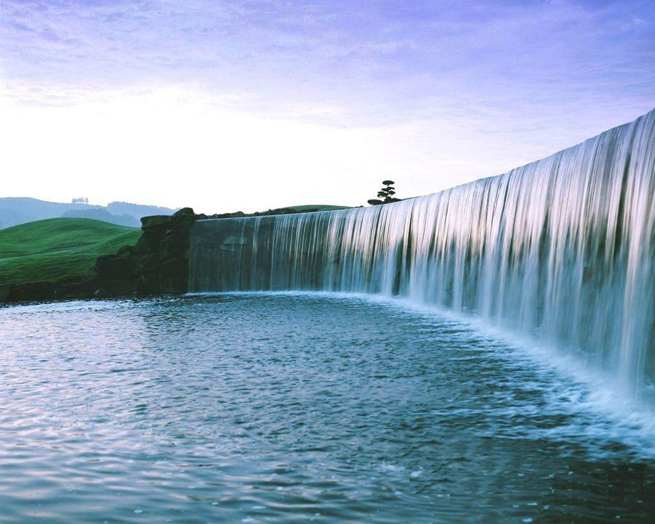 wallpaper desktop waterfall