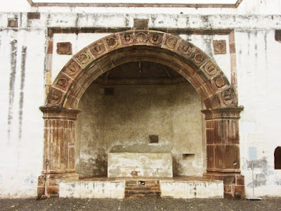 Capilla Abierta en el Ex Convento de Santa Ana en Tzintzuntzan, Michoacán